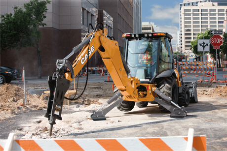 CASE backhoe loader