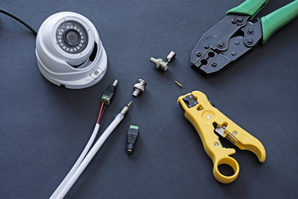 CCTV Installation and Tools — Ensbey Electrical in Warwick, QLD