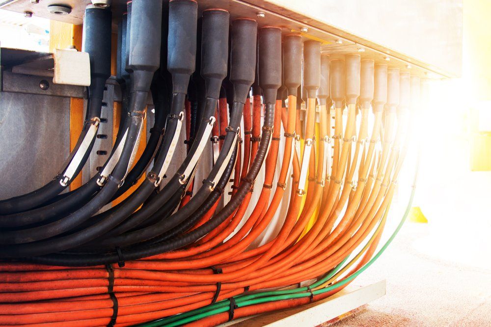 Electrical Cabinet with Connectors — Ensbey Electrical in Warwick, QLD