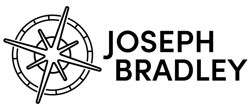 Joseph Bradley logo with compass rose graphic.
