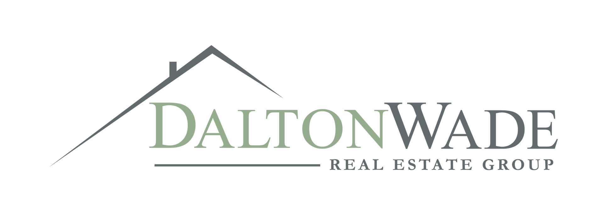Dalton Wade Real Estate Group logo with a house outline and text.