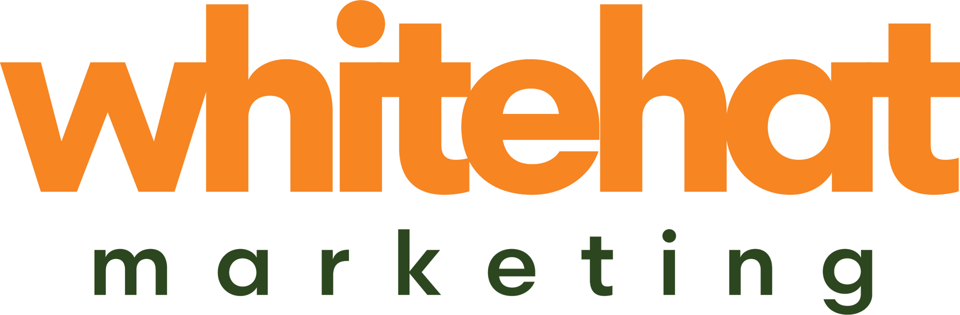 Typeface logo White Hat Marketing