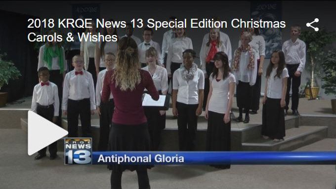A choir performs