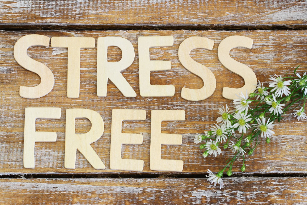 Stress free sign representing lifestyle support for hypertension management