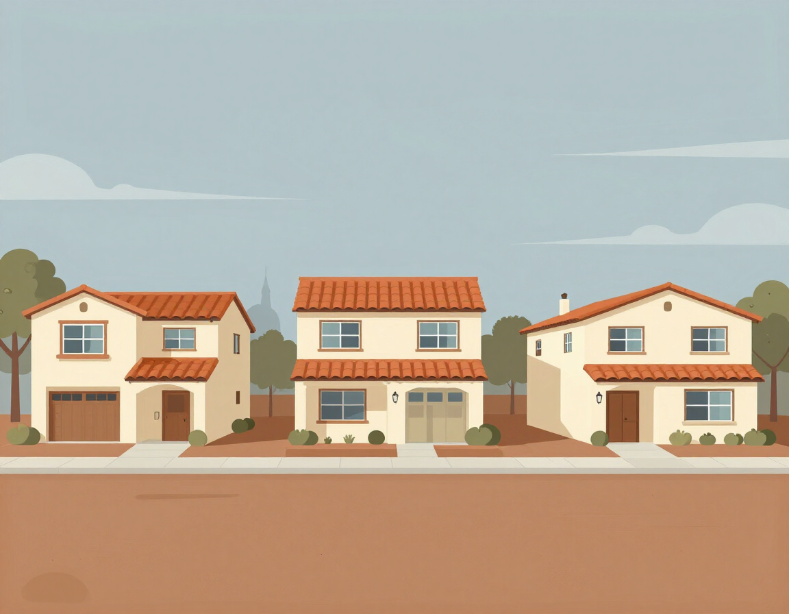 Fairfield residential neighborhood illustration