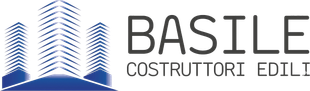 Logo raffigurante tre grattacieli blu stilizzati su una base curva, con la scritta 