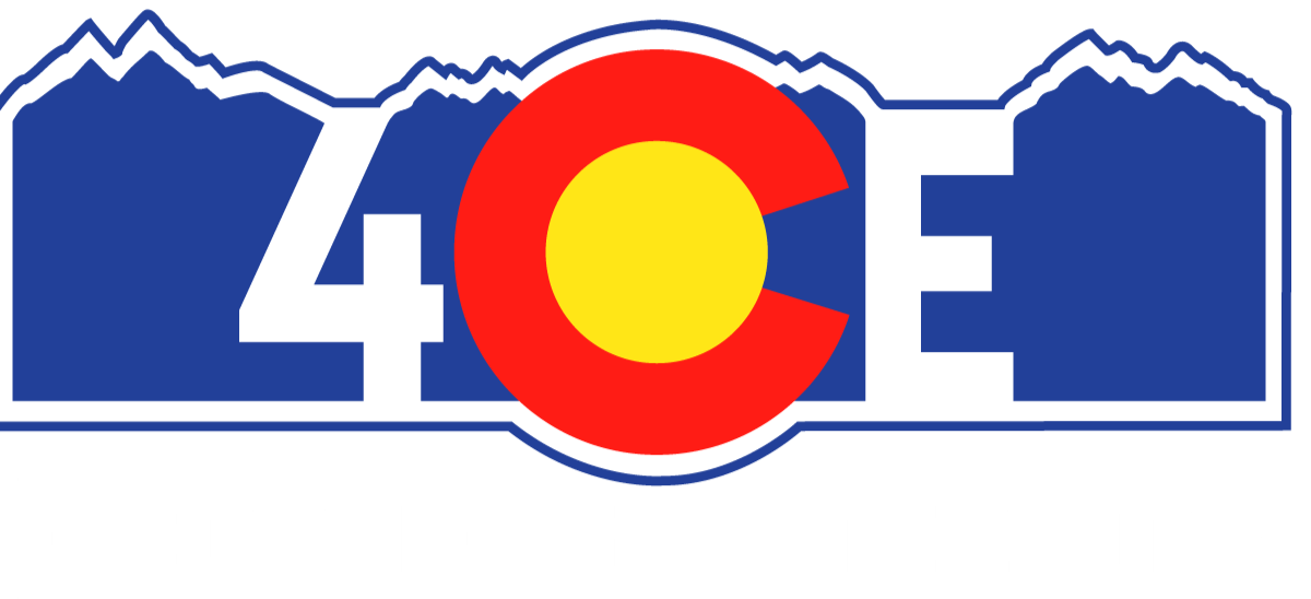 Colorado 4-H logo with white “4” and red/yellow “C” on a blue banner