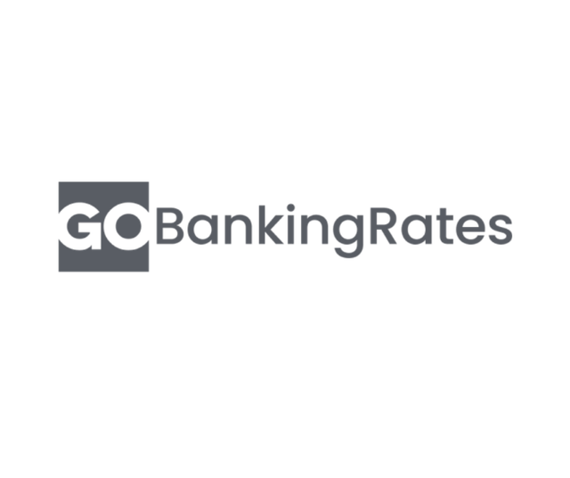 GO Banking Rates logo in gray, featuring "GO" in a square and "BankingRates" next to it.