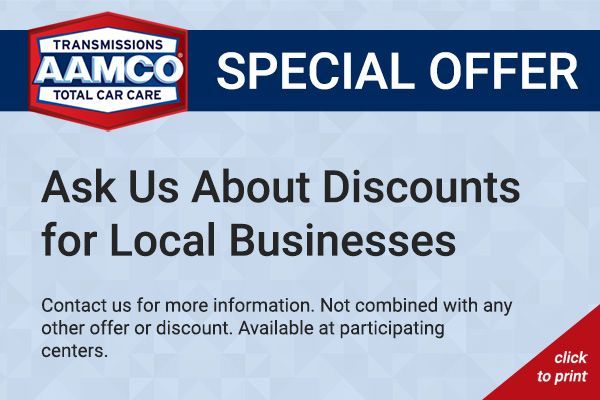 ask us about discounts for local businesses offer