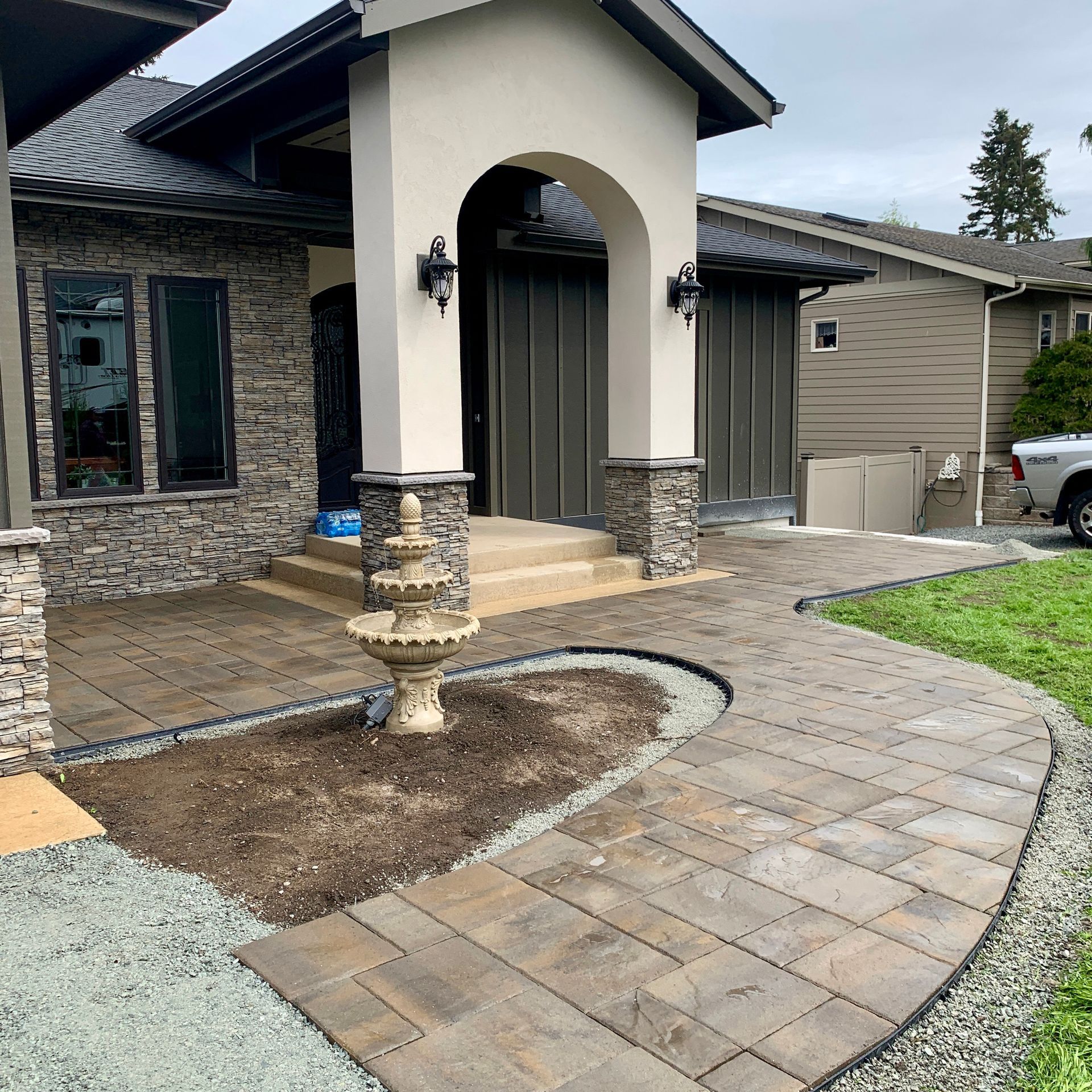 New pavers