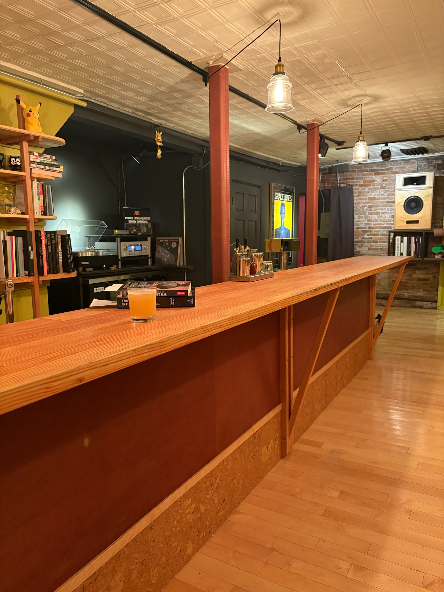 Custom interiors leather bar front Hepcat