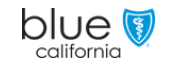 Blue California logo with a blue shield and caduceus symbol.