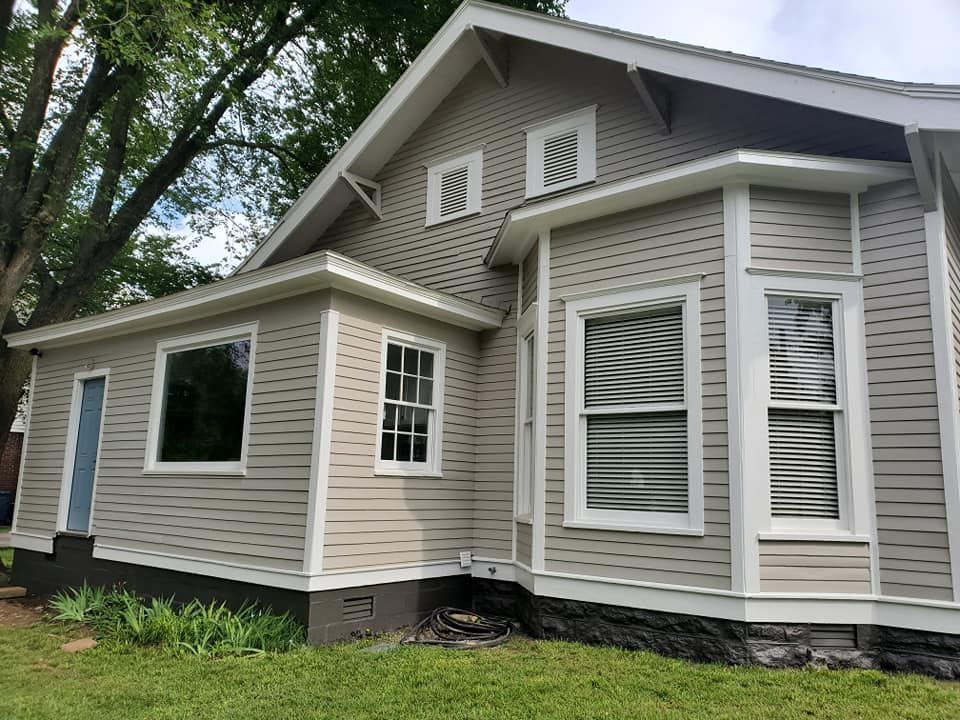 after exterior painting