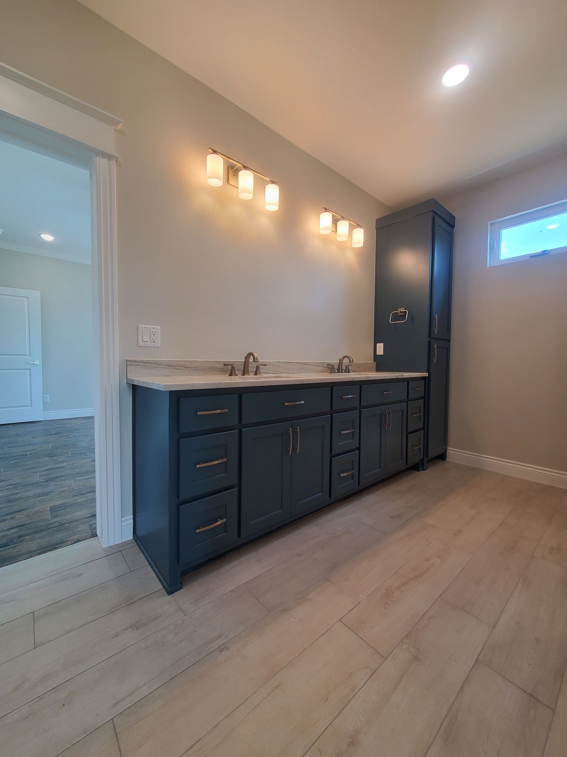 navy blue cabinets