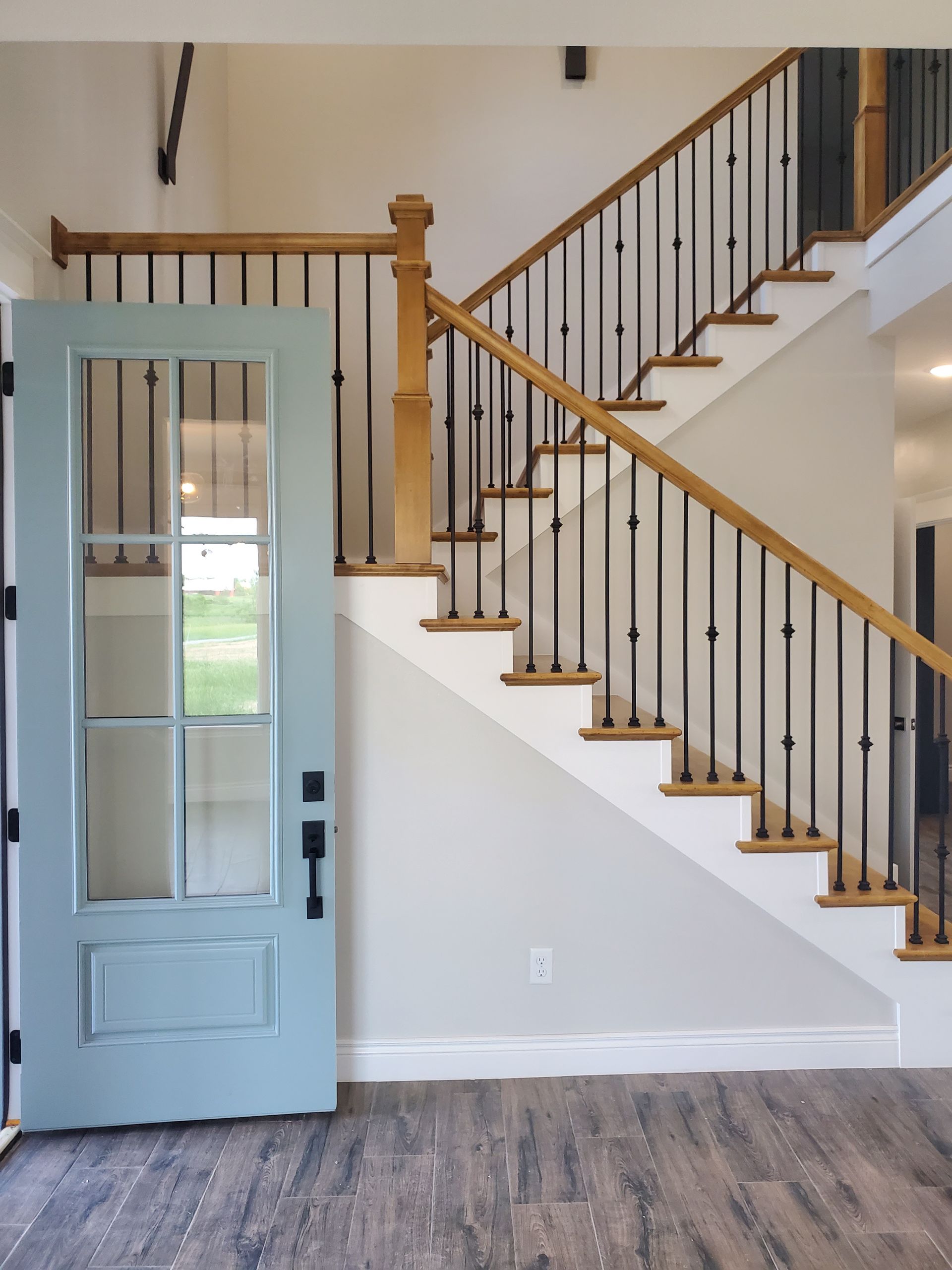 staircase and door interior paint