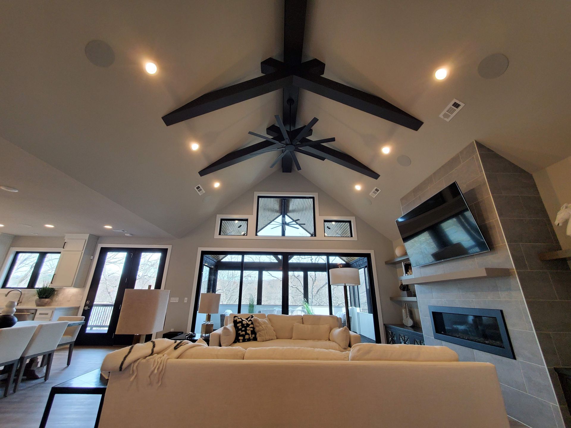 interior beam paint and stain