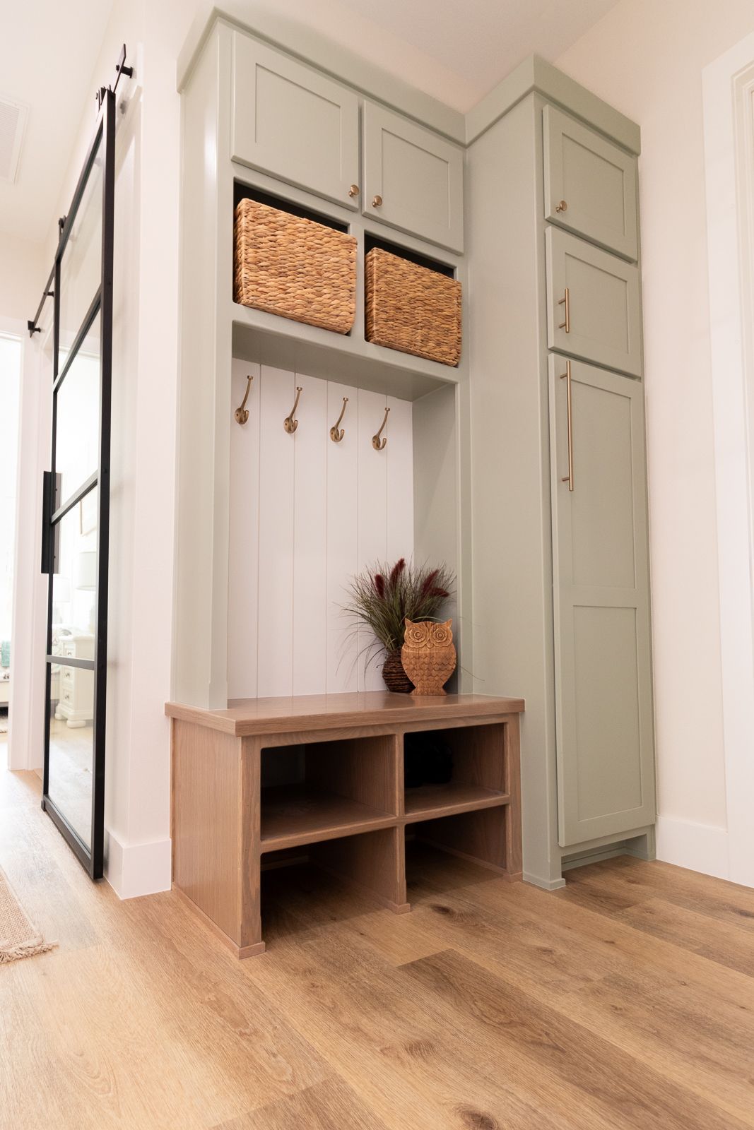 mudroom cabinet paint