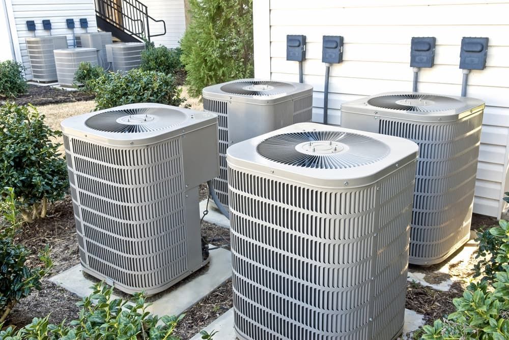Four Air Conditioners — Great Northern Airconditioning & Mechanical Services in Parap, NT
