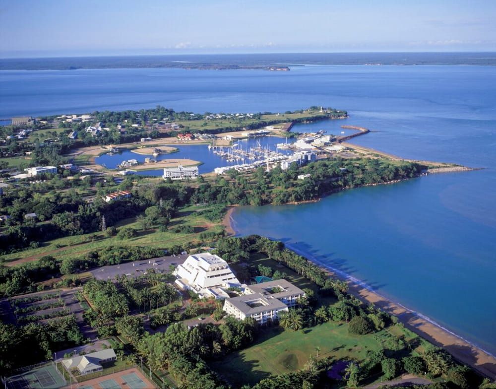 An Aerial View of a Large Body of Water — Great Northern Airconditioning & Mechanical Services in Parap, NT