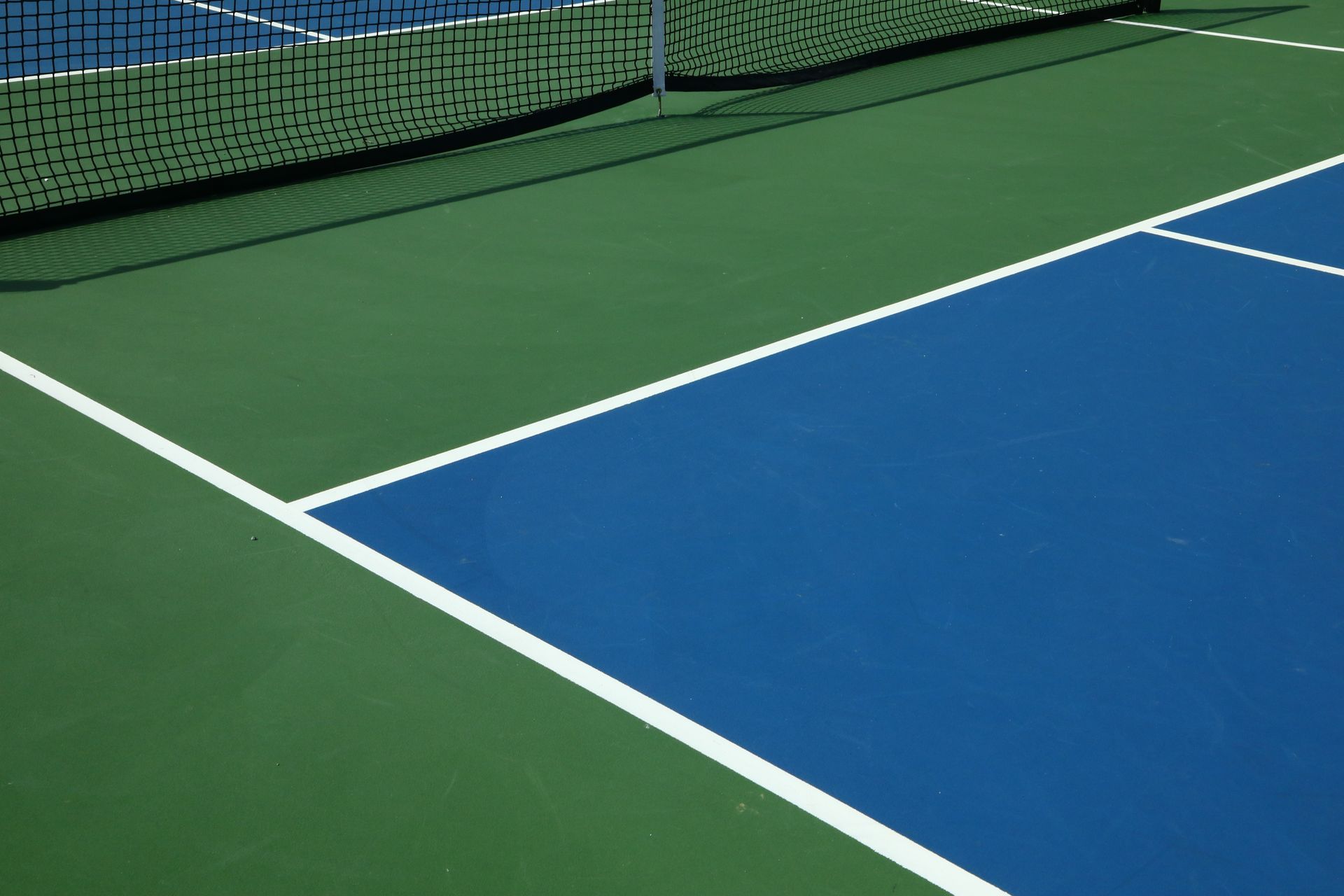 Blue Sports Court Surface.