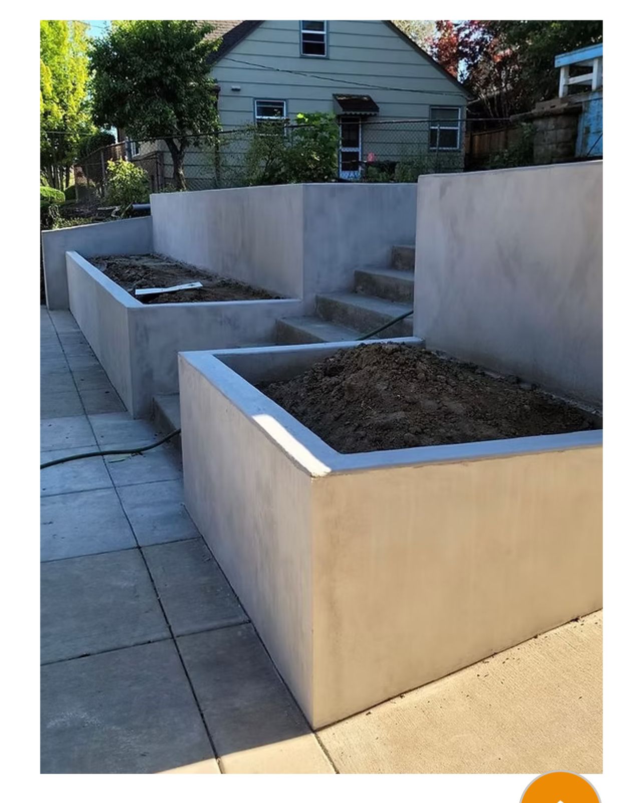 Concrete Retaining Walls And Planters. Concrete Retaining Walls And Planters.