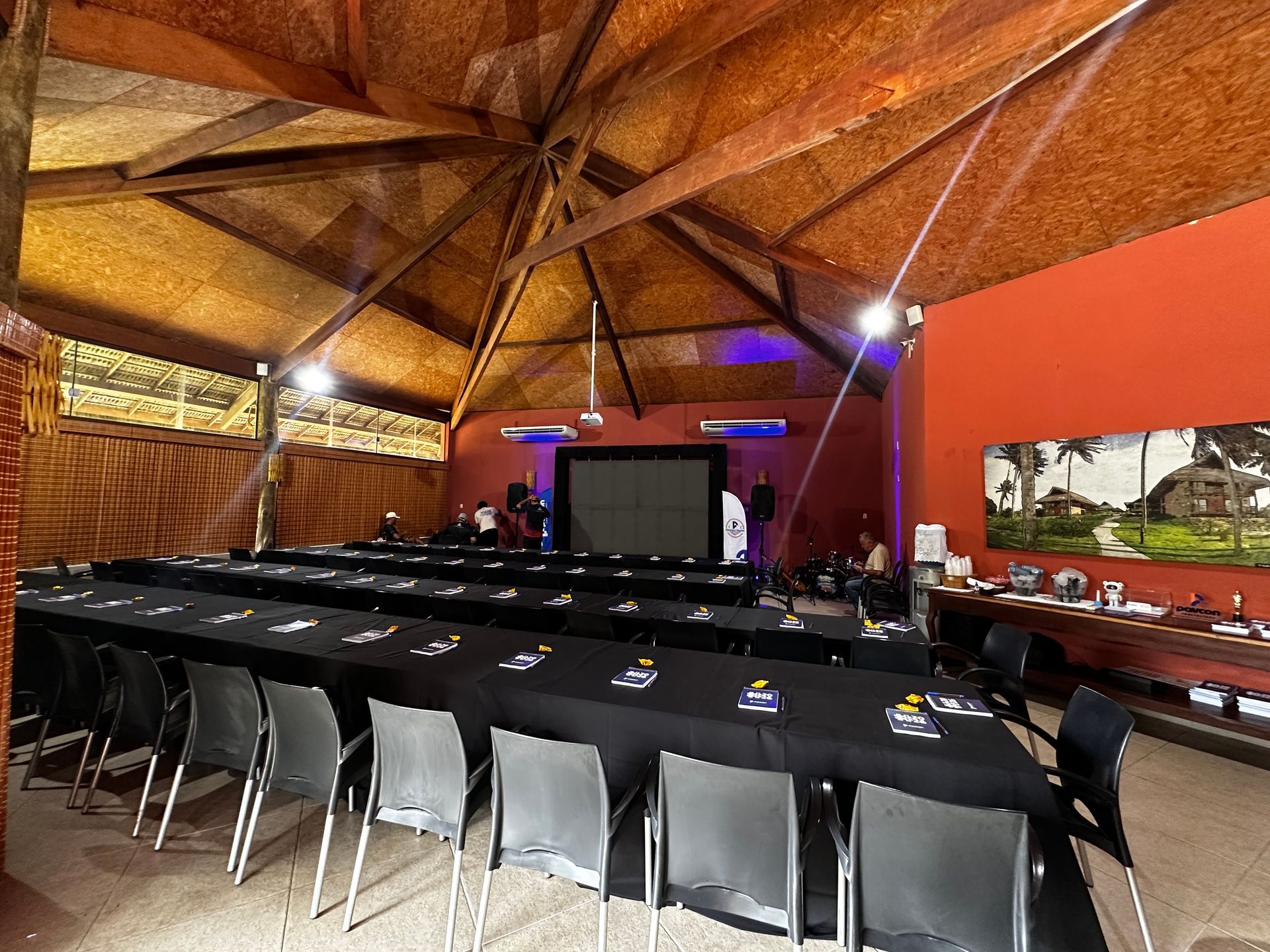 Sala de Eventos no Carnaubinha Praia Resort