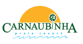 A logo for a resort called carnaubinha