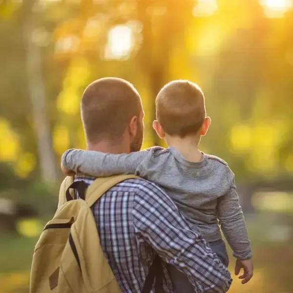 A photograph showing a single parent considering term life insurance in Spartanburg.