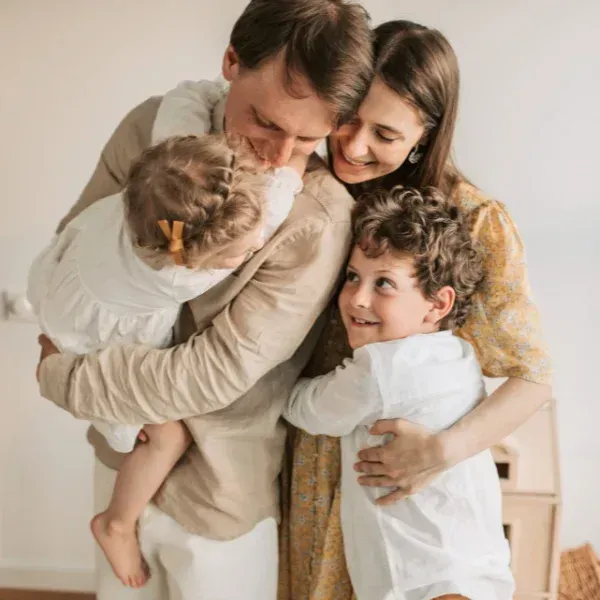 An image showing a family protected after buying life insurance in South Carolina.