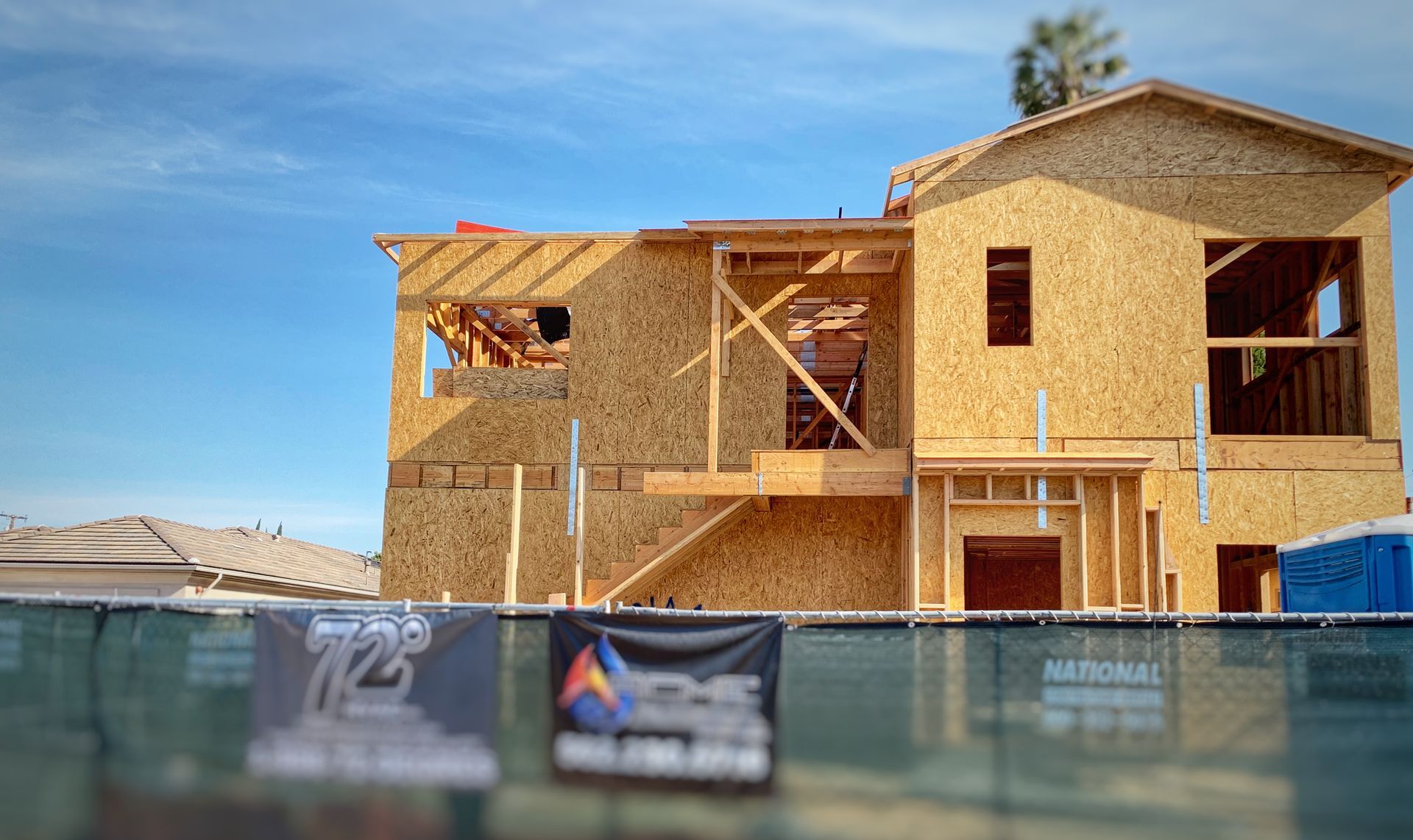 Residential new construction HVAC project in Downey, California