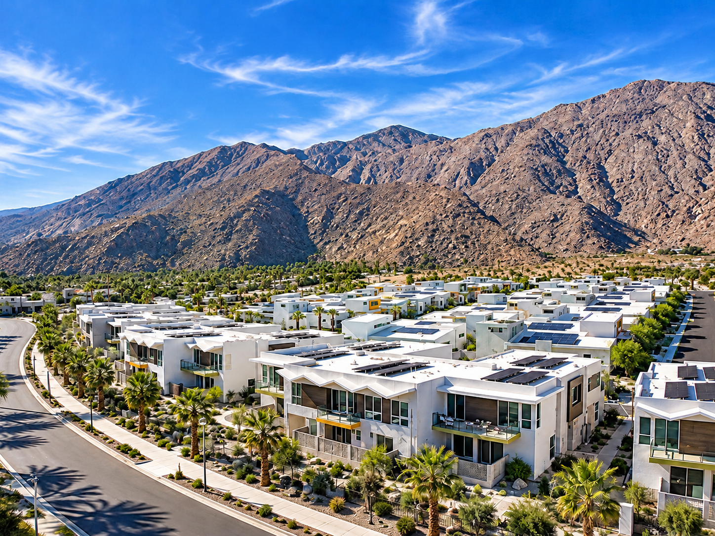 Elan residential development HVAC project in Palm Springs, California