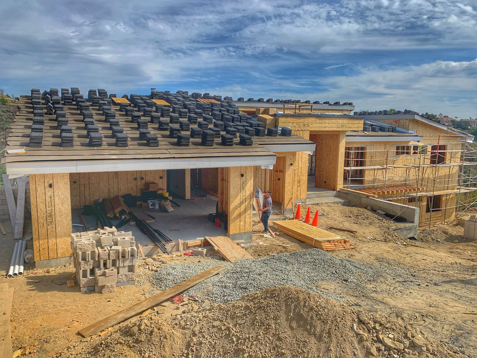 Custom home HVAC project in Southern California