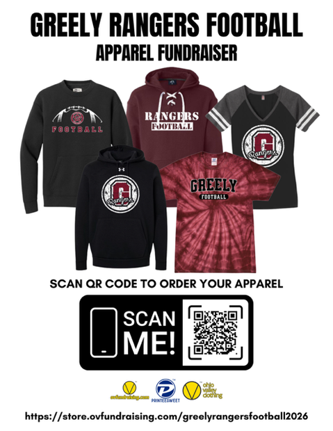Greely Rangers Football 2026 Apparel Website