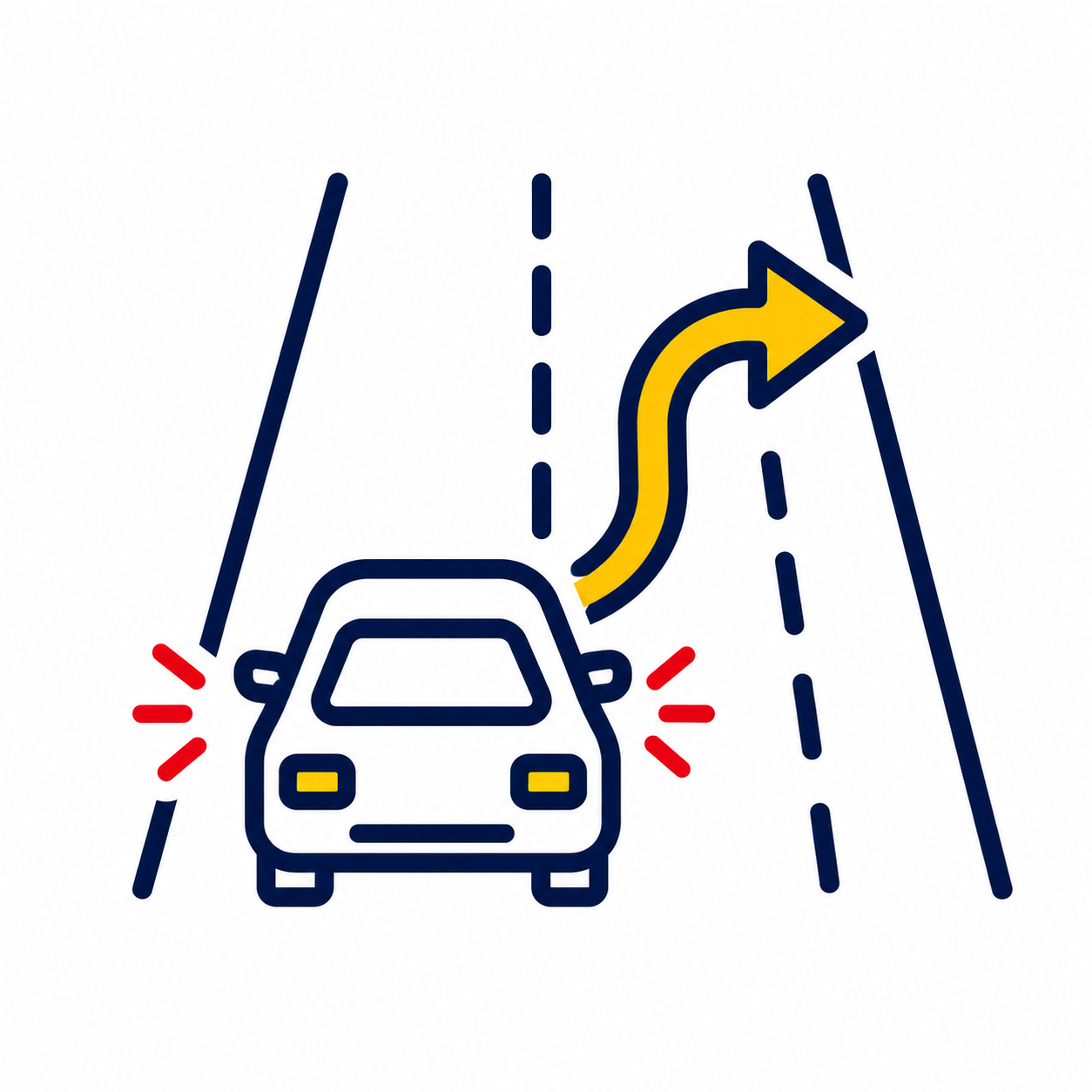 Pictogram voor rijtaken en rijprocedure binnen WRM Fase 1A