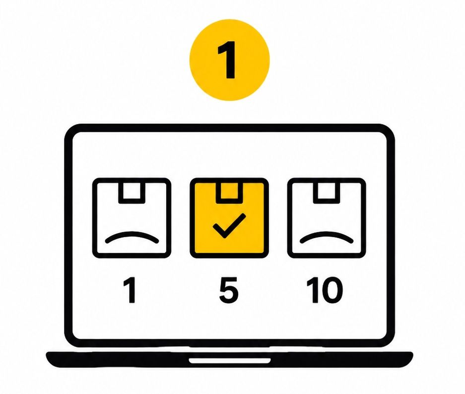 Keuze uit 1, 5 of 10 WRM Fase 1A-oefenexamens