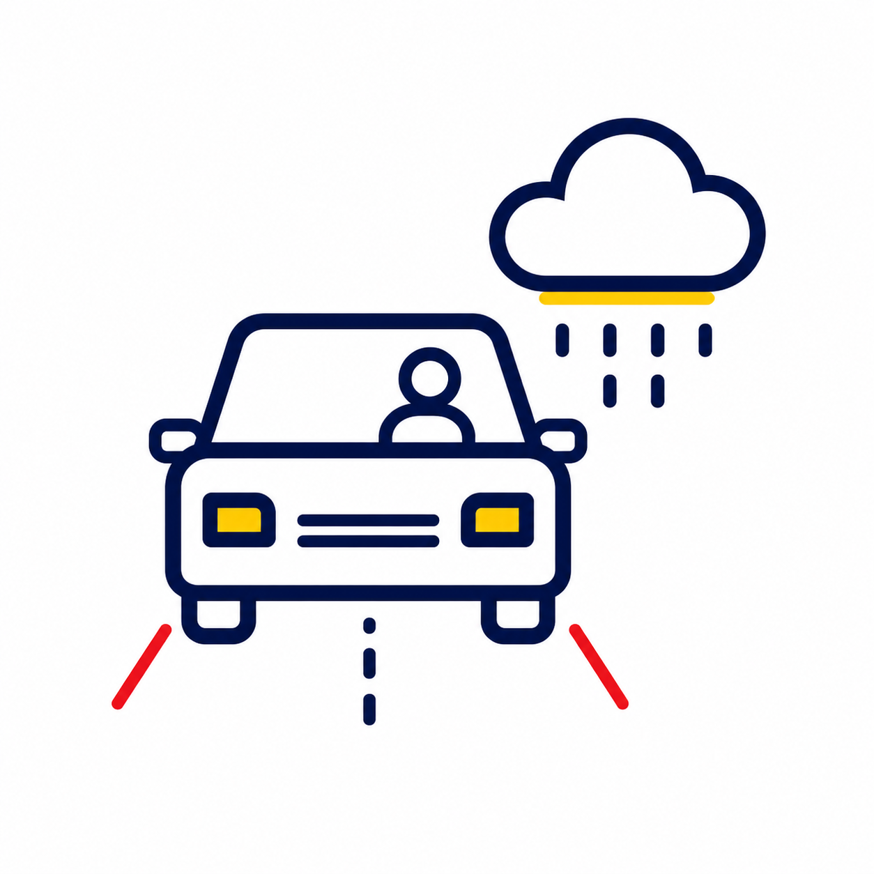 Pictogram voor mens, voertuig en omgeving binnen WRM Fase 1A