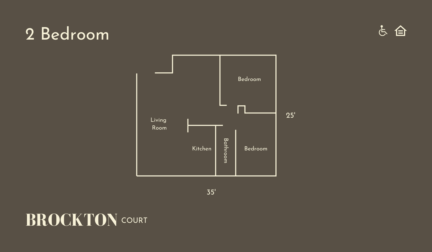 2 Bedroom floorplan