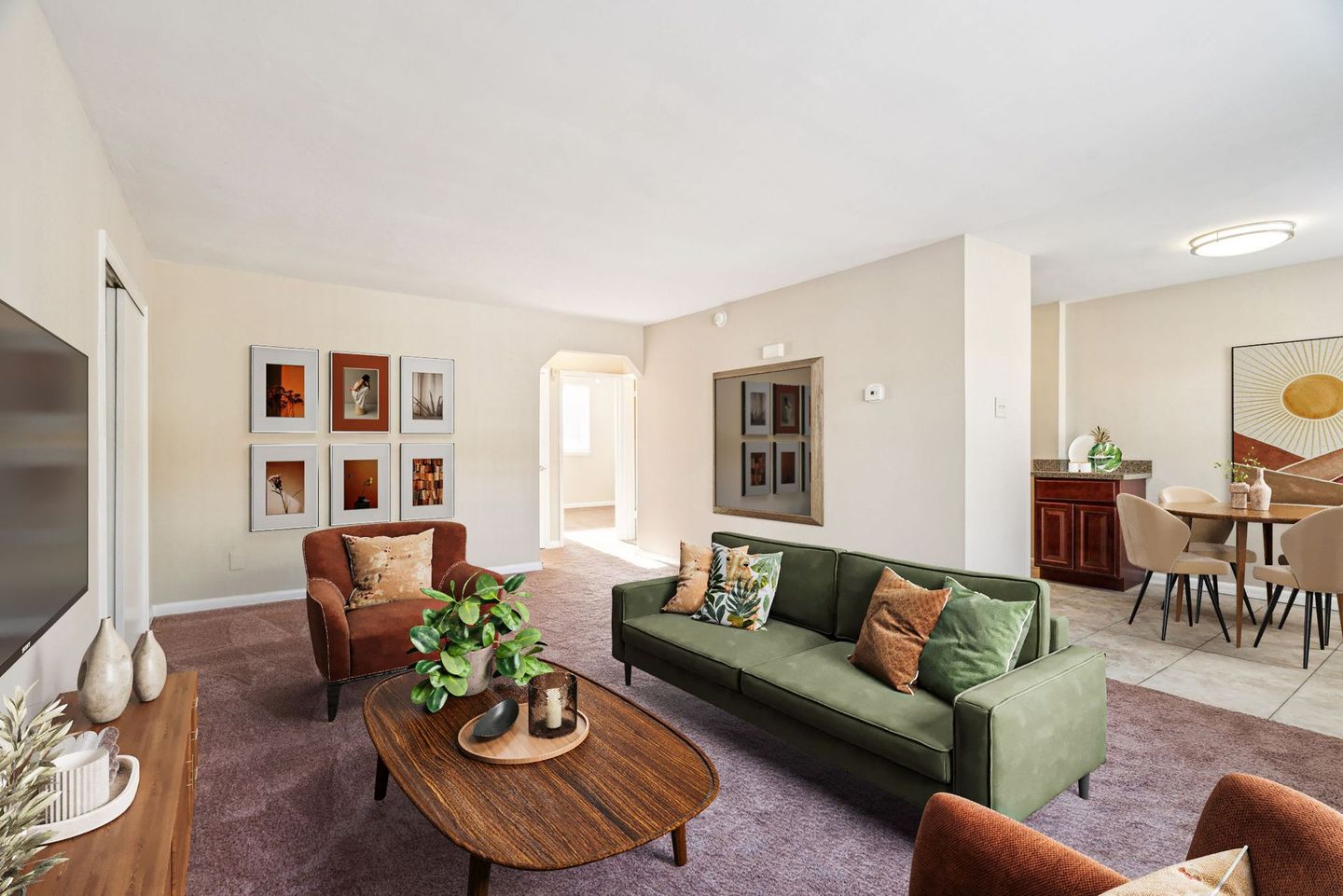 LIving room at Brockton Court