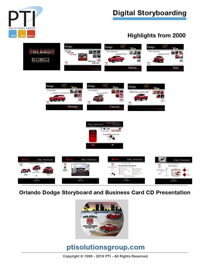 PTI Solutions Group Digital Storyboarding 2020