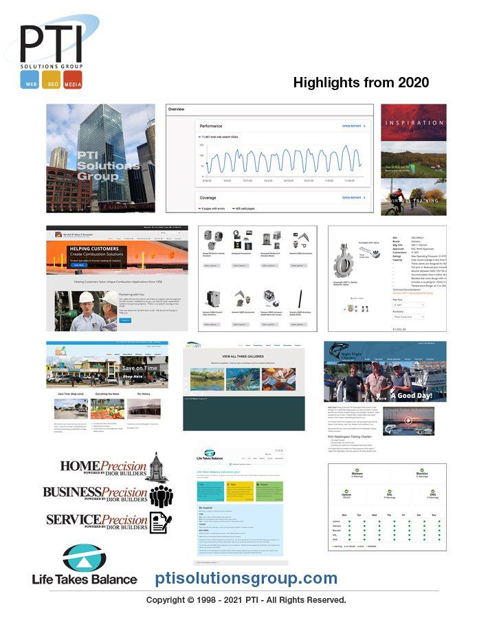PTI Solutions Group Digital Design Projects 2020