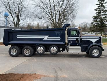Blue Dump Truck