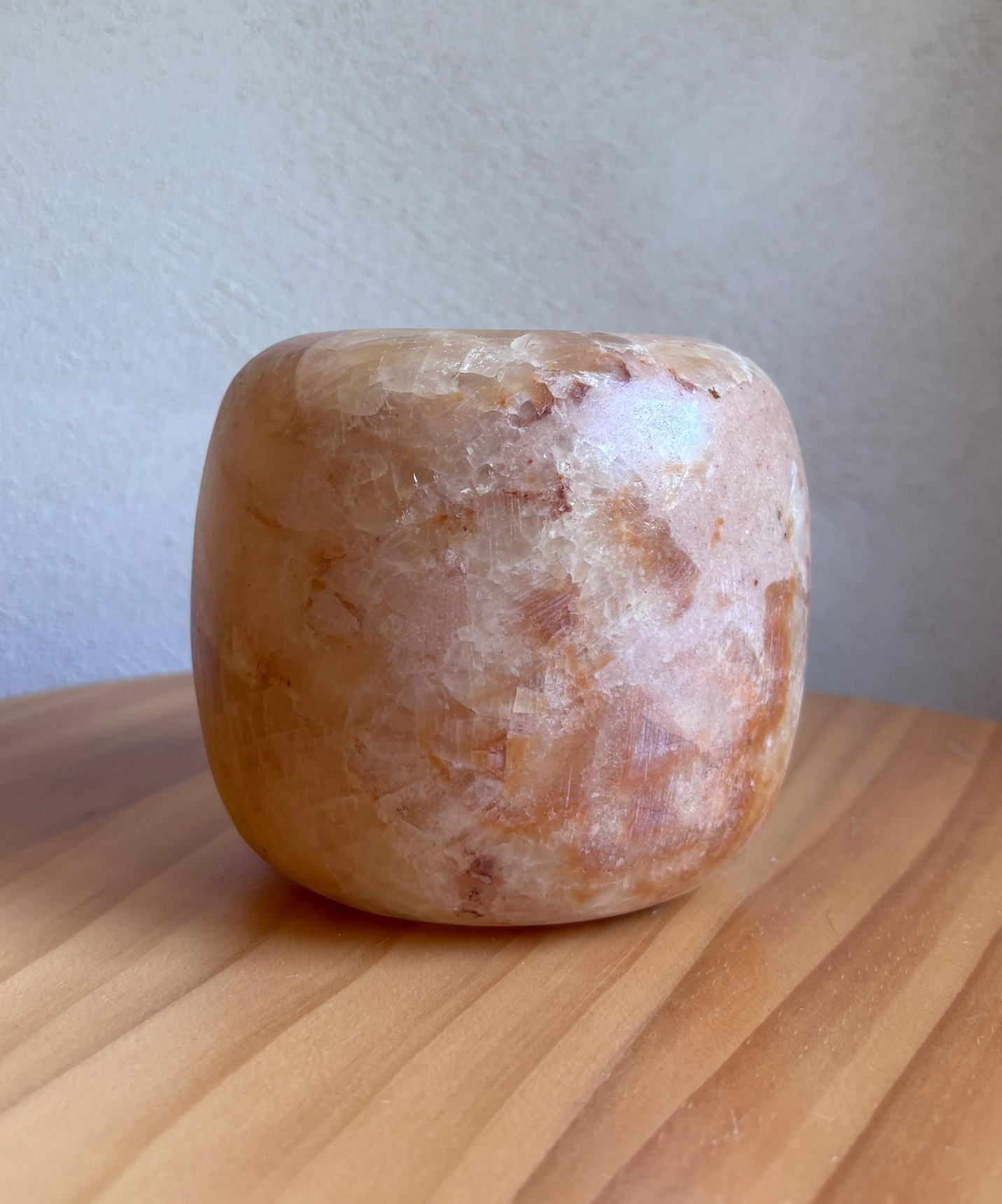 Alabaster Rond M 02 waxinelichthouder