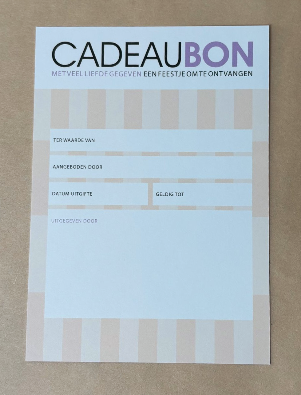 Cadeaubon
