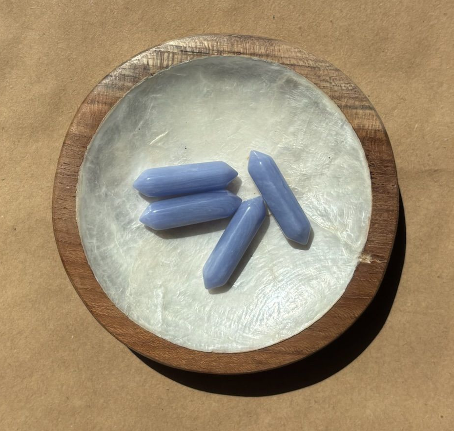 Dubbelpuntige Chalcedoon – 2 cm