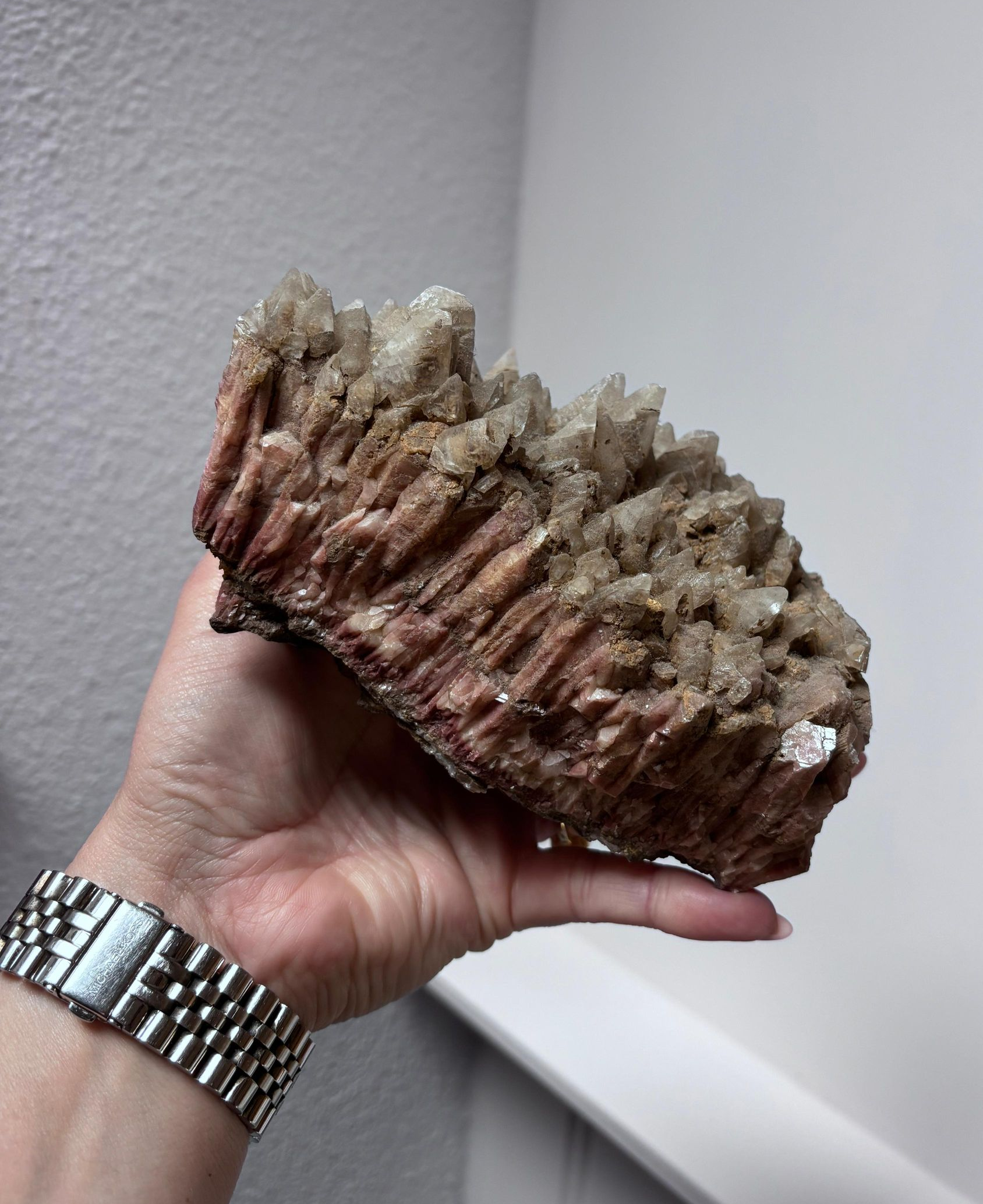 Uitverkocht - Prachtig mineraal cluster uit India - 1370 gram