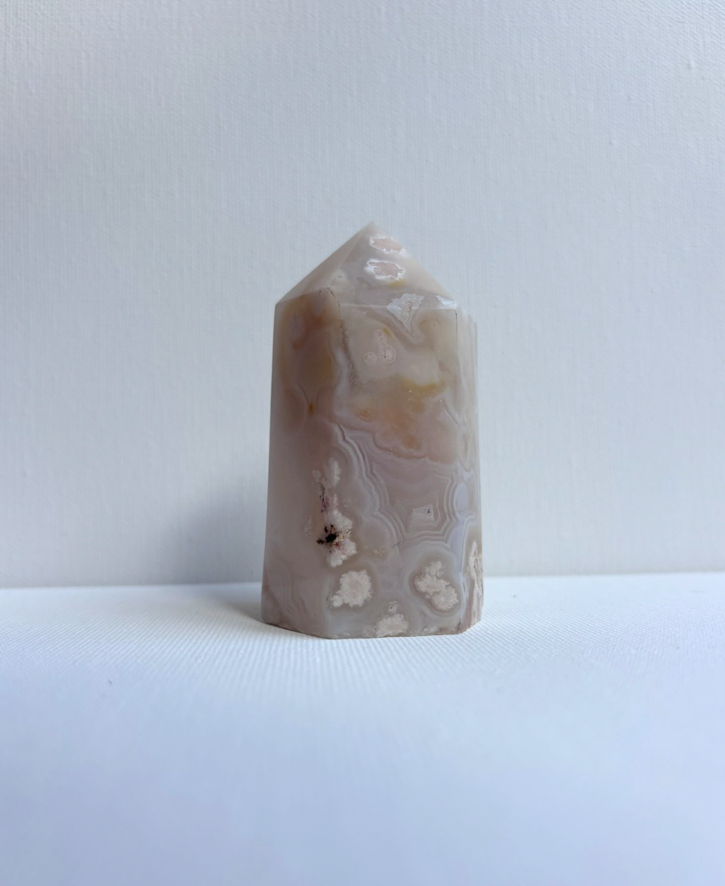 Edelsteen Punt Flower Agaat 01