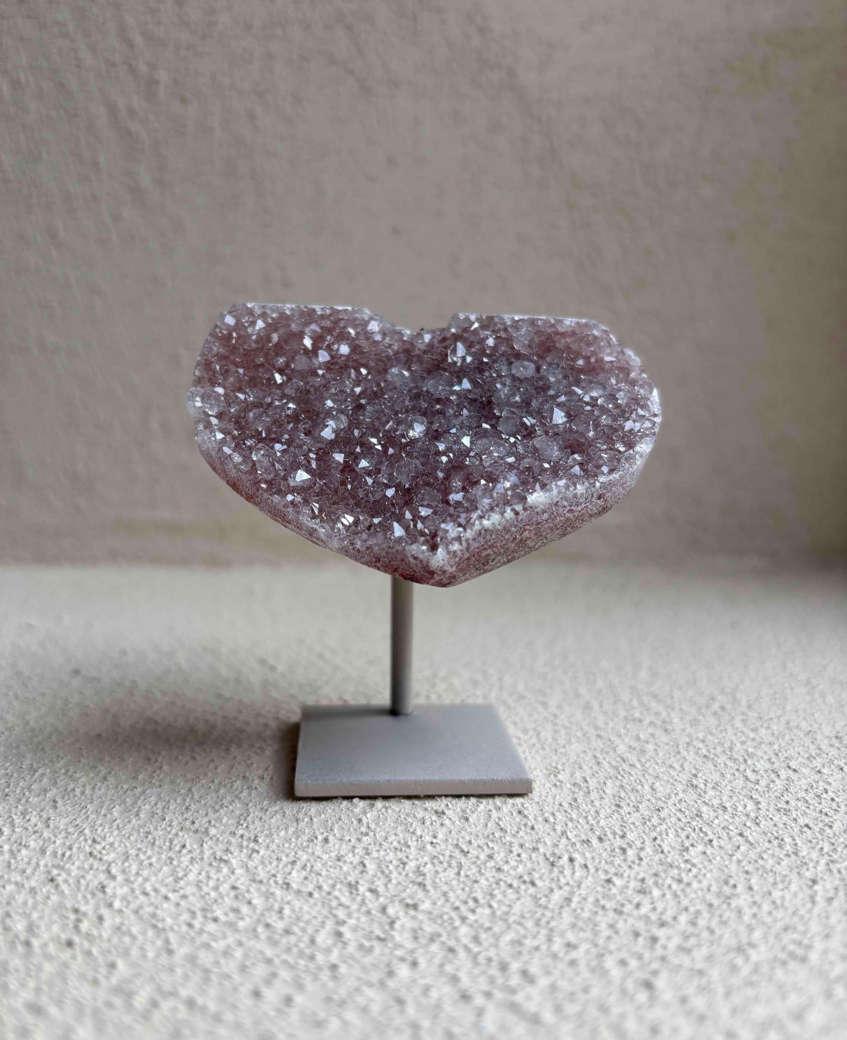 Galaxy amethist hartje - 6,5 cm - 01