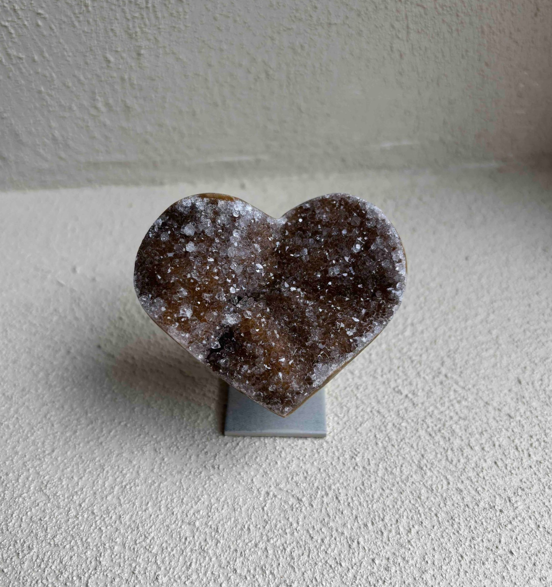 Galaxy amethist hartje - 7 cm - 02