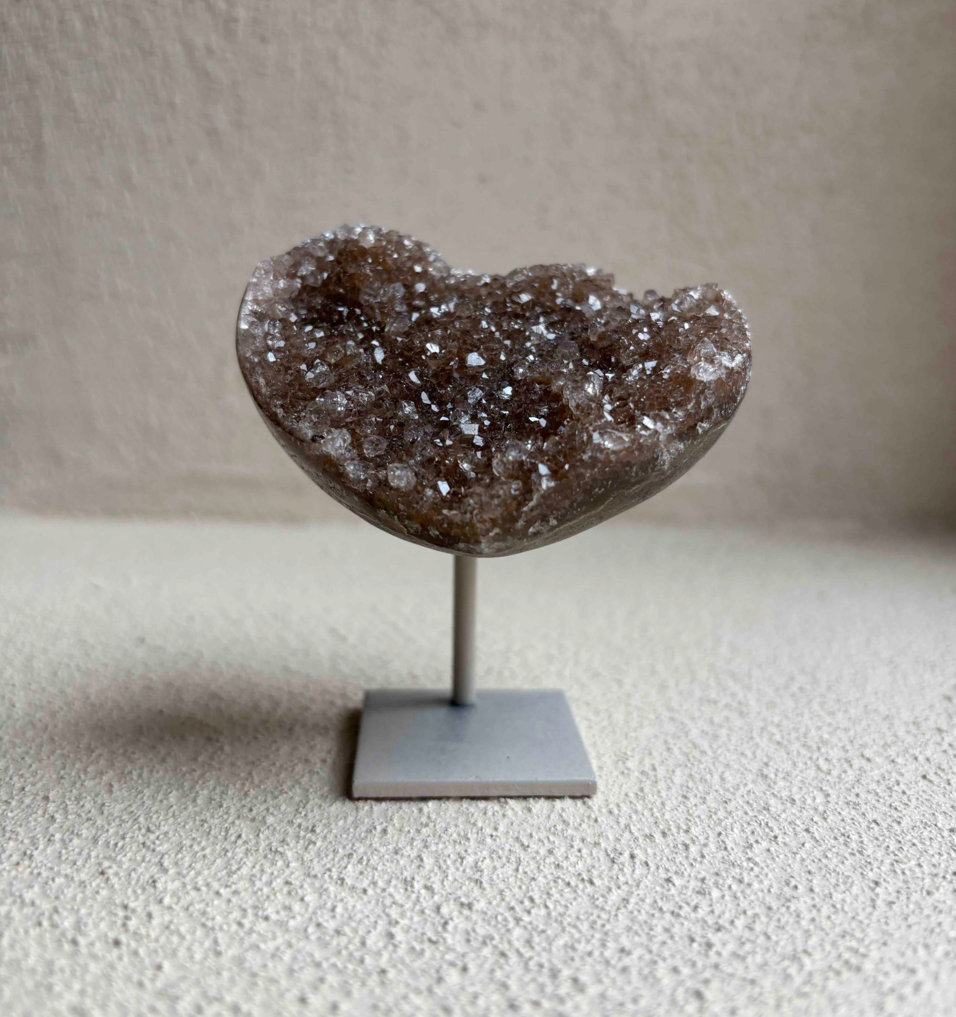 Galaxy amethist hartje - 7 cm - 04