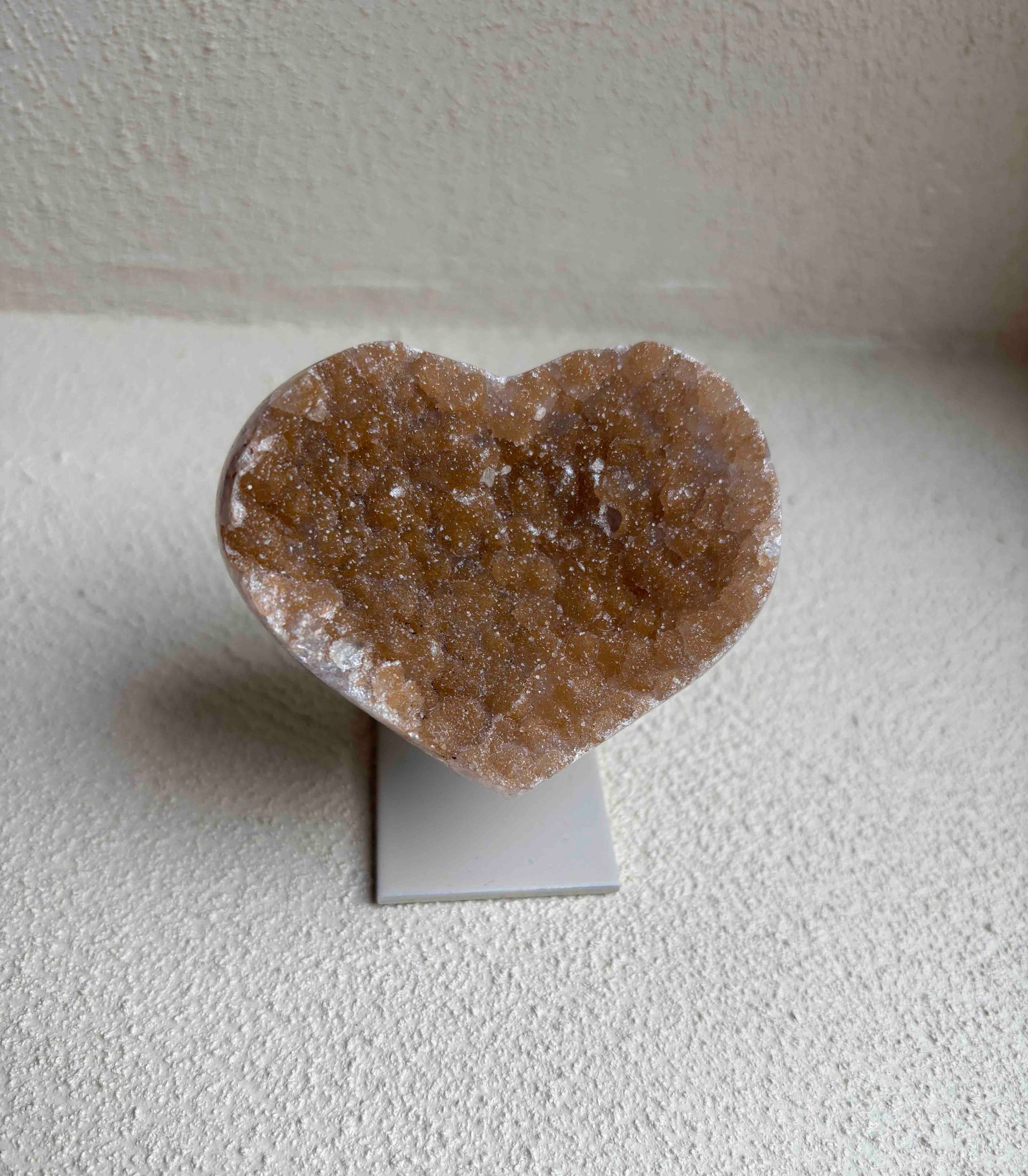 Galaxy amethist hartje - 7 cm - 07